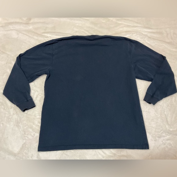 Carhartt Men's Original Long Sleeve Tee - Dusty Navy XL - Picture 2 of 7